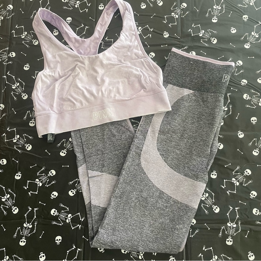 Purple VS PINK Seamless Workout Set